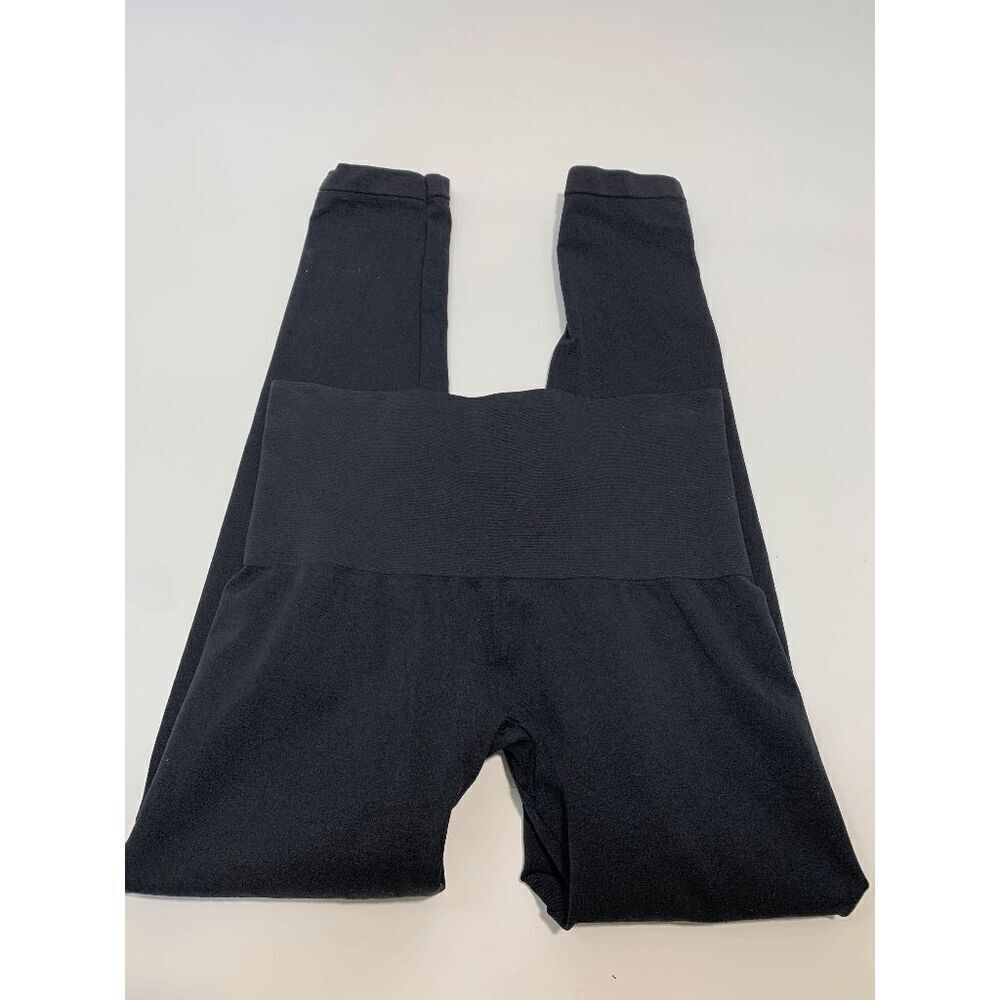 Soma Women's High Rise Slim-Fit Pull-On Black Leggings Size M